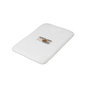 Tapis De Bain Drapeau US du chef du citrouille (Angle)