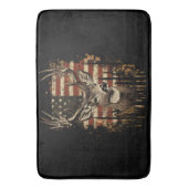 Tapis De Bain Drapeau USA Saison Cerf, Buck (devant Vertical)