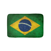 Tapis De Bain Drapeau vintage du Brésil (Devant)