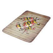 Tapis De Bain Drapeau Wood Maryland (Angle)