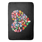 Tapis De Bain Drapeaux des pays du pavillon international (devant Vertical)