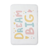 Tapis De Bain Dream Big Pastel Hearts (Devant (Vertical))