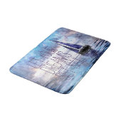 Tapis De Bain Dream Sail Inspirational Citation Ocean Blue Sunse (Angle)