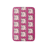 Tapis De Bain Drôle 2 Drôle Illustration Cochon Choisir Bain Cou (Devant (Vertical))