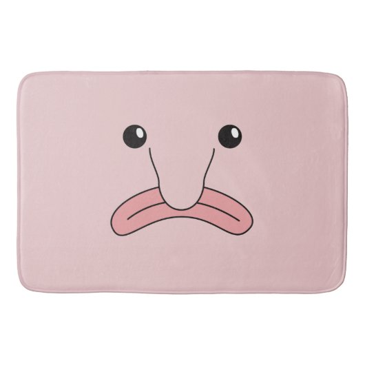 Tapis De Bain Drôle Blobfish Funny Animaux Blobfish Costume (Devant)