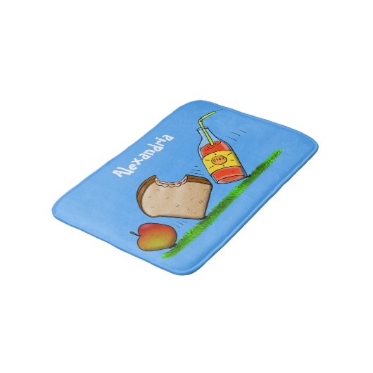 Tapis De Bain Drôle de dessin animé de fourmis (Angle)