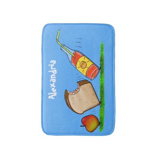 Tapis De Bain Drôle de dessin animé de fourmis (Devant (Vertical))