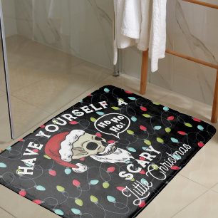 Tapis De Bain Drôle de petit Noël qui fait peur