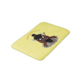 Tapis De Bain Drôle dessin animé de bison de buffle (Angle)