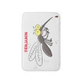Tapis De Bain Drôle dessin d'insecte moustique (Devant (Vertical))