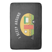 Tapis De Bain Drôle Je Dors Autour Du Camper RV Dark (devant Vertical)