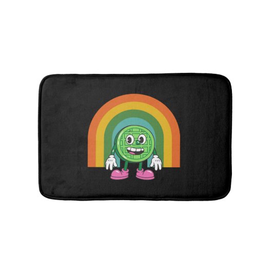 Tapis De Bain Drôle Jour de la Saint Patrick gaufre drôle (Devant)