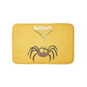 Tapis De Bain Drôle mignon dessin animé d'araignée moelleuse (Devant)