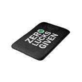 Tapis De Bain Drôle Saint Patrick's Day Zero Lucks Donné (Angle)