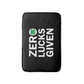 Tapis De Bain Drôle Saint Patrick's Day Zero Lucks Donné (Devant (Vertical))