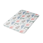 Tapis De Bain Drôle Visage mignon Doodle Motif animal (Angle)