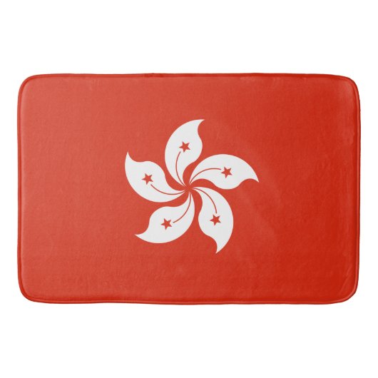 Tapis de bain du drapeau de Hong Kong (Devant)
