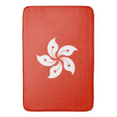 Tapis de bain du drapeau de Hong Kong (devant Vertical)