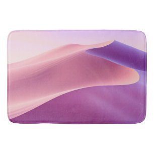 Tapis De Bain Dunes de sable en rose et lavande