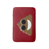 Tapis De Bain Dunette drôle Emoji (Devant (Vertical))