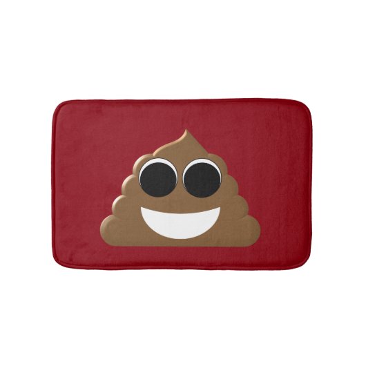 Tapis De Bain Dunette drôle Emoji (Devant)