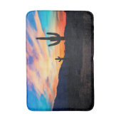 Tapis De Bain Dusk du désert de Cactus (Devant (Vertical))