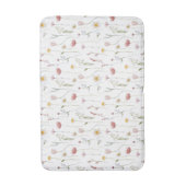 Tapis De Bain Dusty Pink Watercolor Wildflower (Devant (Vertical))