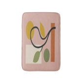 Tapis De Bain Dusty Rose Contemporary Geometric  (Devant (Vertical))