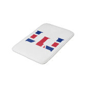 Tapis De Bain E Monogramme superposé sur Union Jack Flag bmcnt (Angle)