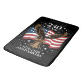 Tapis De Bain Eagle and Flag 250 Years of America 1776-2026 (Angle)