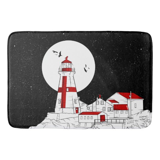 Tapis De Bain East Quoddy Head Phare plat (Devant)