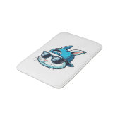 Tapis De Bain Easter Bunny Face Baseball Cap Sunglasses Rabbit B (Angle)