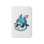 Tapis De Bain Easter Bunny Face Baseball Cap Sunglasses Rabbit B (Devant (Vertical))
