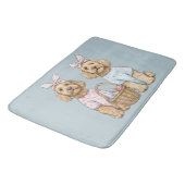 Tapis De Bain Easter Goldendoodle Dogs (Angle)