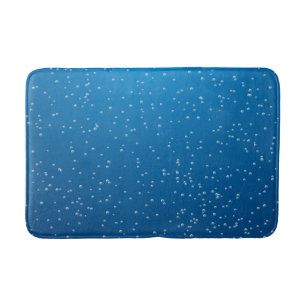 Tapis De Bain Eau Bleue Profonde Et Petites Bulles