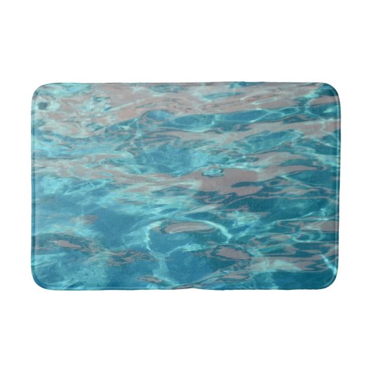 Tapis De Bain Eau bleue tropicale (Devant)