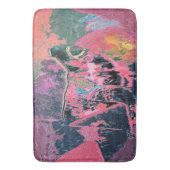 TAPIS DE BAIN EAU DE FLUX ABSTRAITE (devant Vertical)