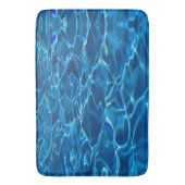 Tapis De Bain Eau de la piscine bleu foncé (devant Vertical)