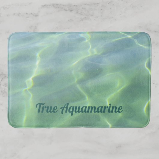 Tapis De Bain Eau tropicale aquamarine