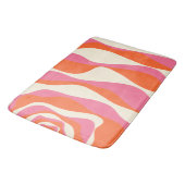 Tapis De Bain Ebb et flux 4 - rose, orange et crème (Angle)