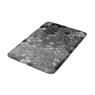 Tapis De Bain Échelles de Parties scintillant de sirènes #7 (P