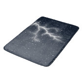 Tapis De Bain Éclair et gouttes de pluie (Angle)