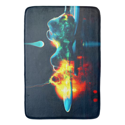 Tapis De Bain Éclairage Liquide (devant Vertical)