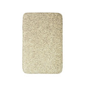 Tapis De Bain Éclaircissements de parties scintillant douce Gold (Devant (Vertical))