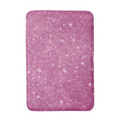 Tapis De Bain Éclats de Parties scintillant rose chaud (Devant (Vertical))