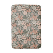 Tapis De Bain Éclectique Boho Terracotta Charbon de Bois Botaniq (Devant (Vertical))