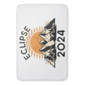 Tapis De Bain Éclipse solaire totale 2024 (devant Vertical)