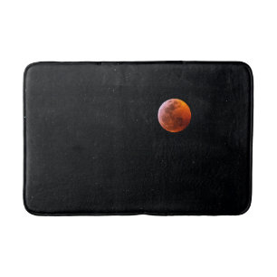 Tapis De Bain Éclipse totale de Lune de sang Big Island Hawaï