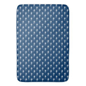 Tapis De Bain Ecole Bleue de Poissons Motif de bain Mat (devant Vertical)