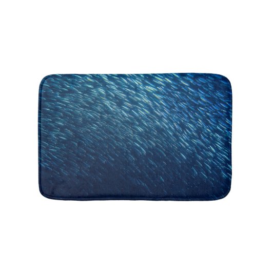 Tapis De Bain École de poisson sous-marin Abstrait (Devant)